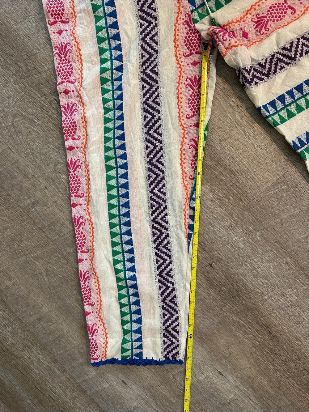 Farm Rip Boho Striped Multicolor Drawstring Pants - Picture 9 of 10